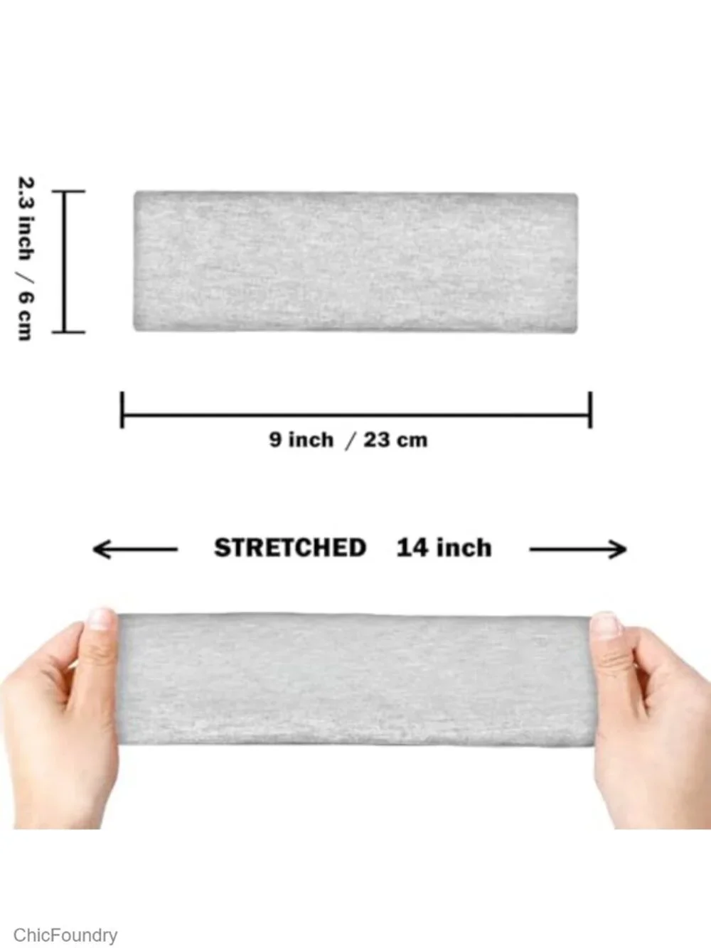 IVARYSS Workout Headbands for Women Non Slip Stretchy Yoga Running Sport 6 Pack